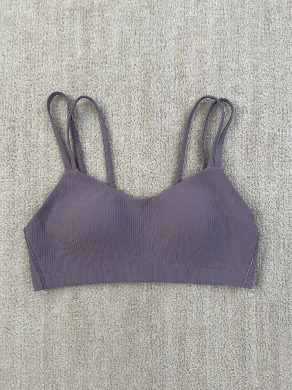 Lululemon Like a Cloud Ribbed Strappy Back Sports Bra